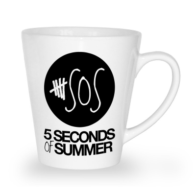 Blogerski kubek latte 5 second of summer SOS